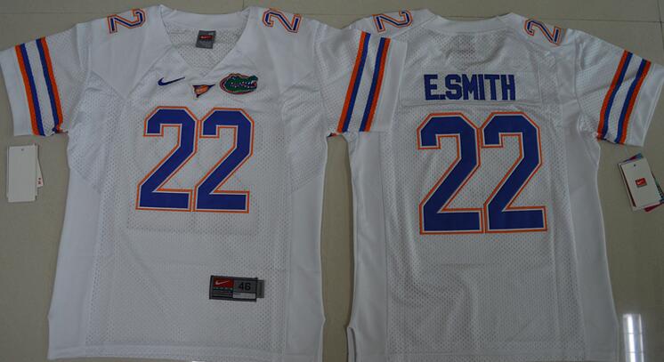 Florida Gators 22 E.Smith white men NCAA college Football Jerseys