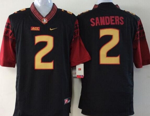 Florida State Seminoles 2 Deion Sanders Black men NCAA college Football Jerseys Florida State Seminoles 2 Deion Sanders Black men NCAA college Football Jerseys