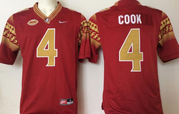 Florida State Seminoles 4 Dalvin Cook red men NCAA college Football Jerseys