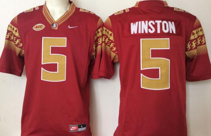 Florida State Seminoles 5 Jameis Winston red men NCAA college Football Jerseys Florida State Seminoles 5 Jameis Winston red men NCAA college Football Jerseys