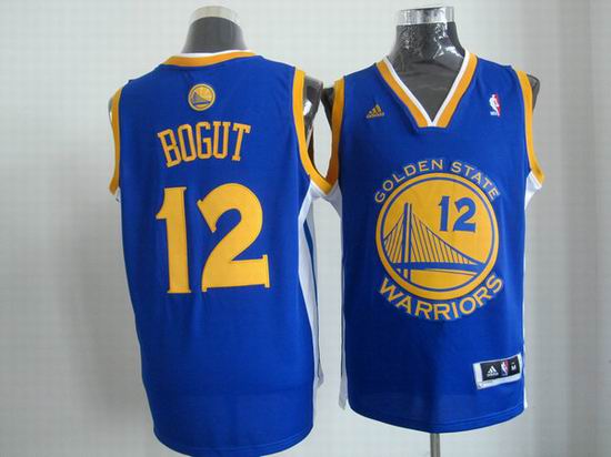Golden State Warriors 12 Andrew Bogut  Swingman Blue  adidas men nba basketball jerseys