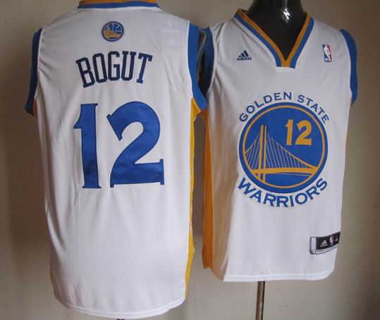 Golden State Warriors 12 BOGUT  Swingman white adidas men nba basketball jerseys