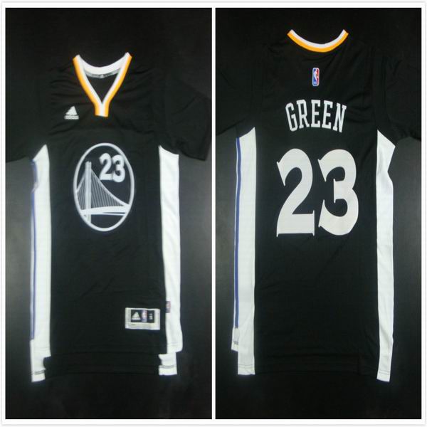 Golden State Warriors 23 Draymond Green black NBA shorts sleeves jerseys