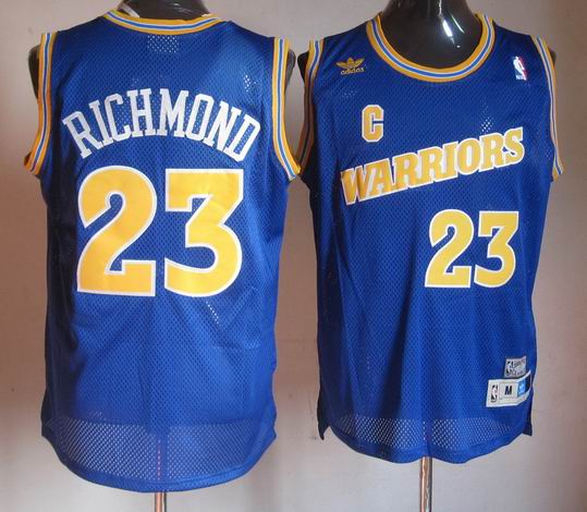 Golden State Warriors 23 RICHMOND  blue adidas men nba basketball jerseys