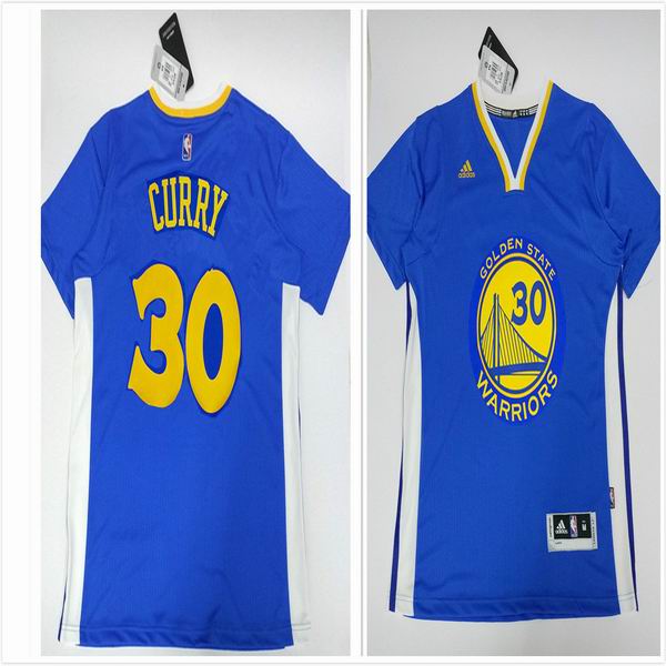 Golden State Warriors 30 Stephen Curry blue short  sleeves adidas men nba basketball jerseys