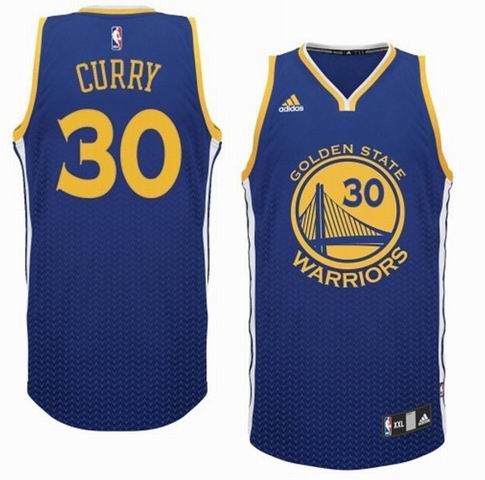 Golden State Warriors 30 Stephen Curry drift fashion Blue nba Jersey