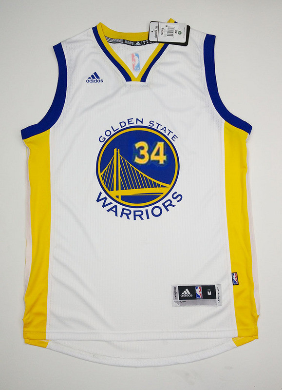 Golden State Warriors 34 Shaun Livingston white adidas men nba basketball jerseys