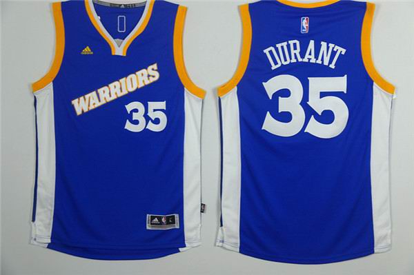 Golden State Warriors 35  Kevin Durant blue adidas men nba basketball jerseys