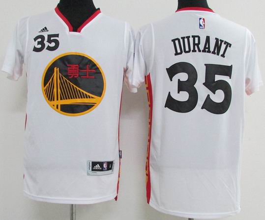 Golden State Warriors 35 Kevin Durant white adidas men nba basketball jerseys