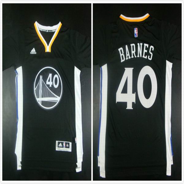 Golden State Warriors 40 Harrison Barnes  black  Revolution 30 adidas men nba basketball jerseys