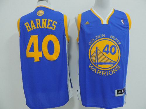 Golden State Warriors 40 Harrison Barnes  blue  Revolution 30  adidas men nba basketball jerseys