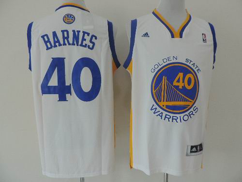 Golden State Warriors 40 Harrison Barnes  white Revolution 30 adidas men nba basketball jerseys