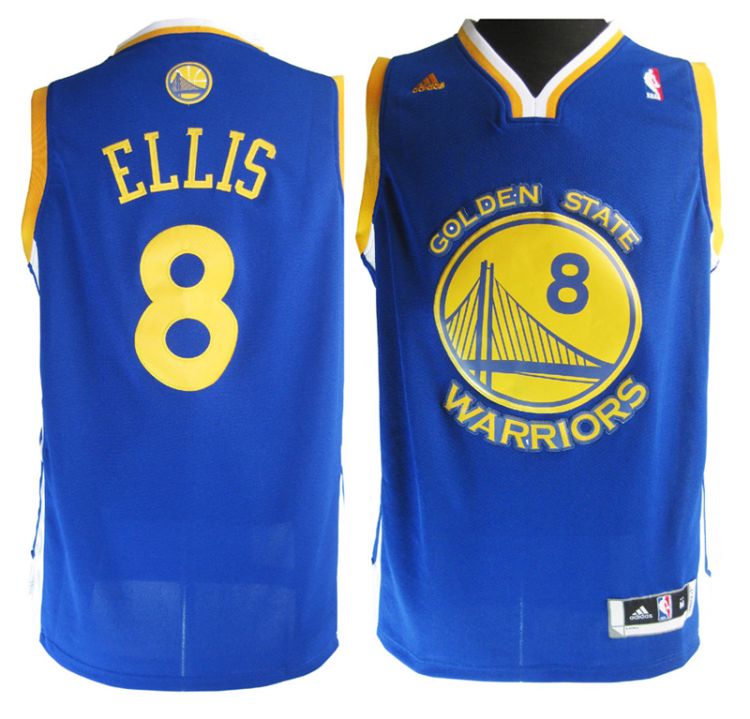 Golden State Warriors 8 Monta Ellis Revolution 30 Swingman Blue adidas men nba basketball jerseys