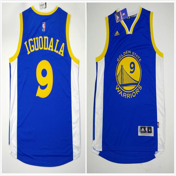 Golden State Warriors 9 Andre Iguodala  blue basketball jersey
