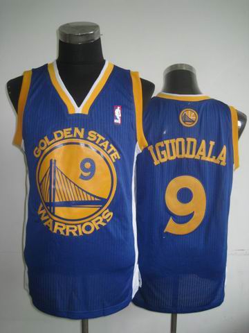 Golden State Warriors 9 IGUODALA  blue adidas men nba basketball jerseys