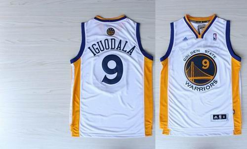 Golden State Warriors 9 IGUODALA  white adidas men nba basketball jerseys