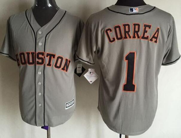 Houston Astros 1 Carlos Correa gary majestic men baseball mlb jersey