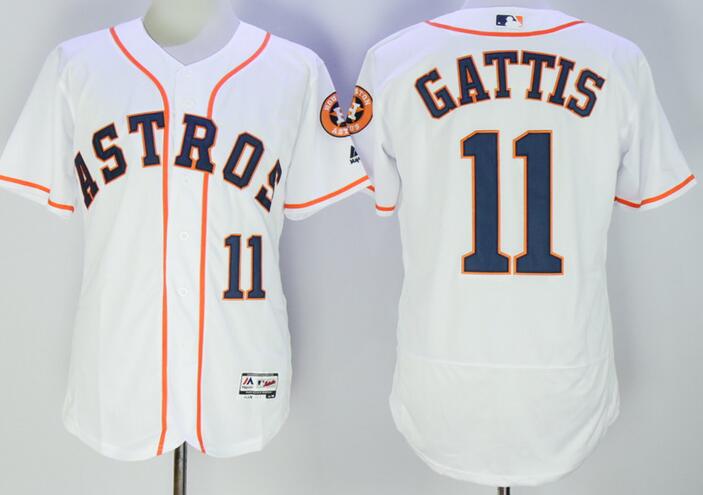 Houston Astros 11 gattis Flexbase Authentic white men baseball mlb Jerseys