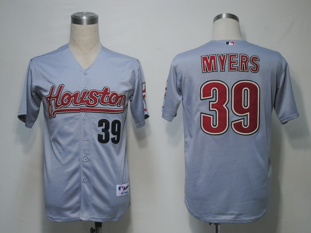 Houston Astros 39 Myers Gray men baseball mlb Jerseys