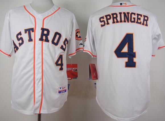 Houston Astros 4 George Springer white men baseball mlb Jerseys