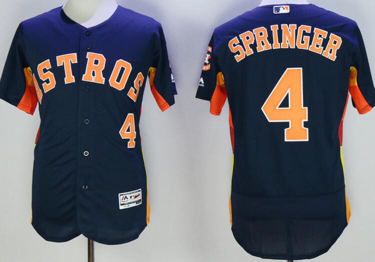 Houston Astros 4 Springer flexbase men baseball mlb Jerseys