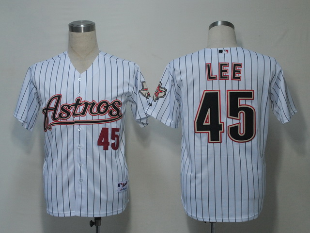 Houston Astros 45 Lee White men baseball mlb jersey