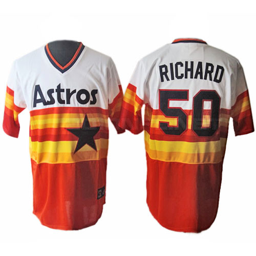 Houston Astros 50 RICHARD red men baseball mlb jerseys