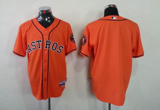 Houston Astros Blank orange men baseball mlb Jerseys