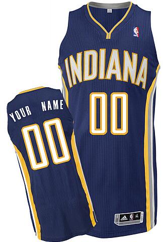 Indiana Pacers Custom blue Road Jersey for sale