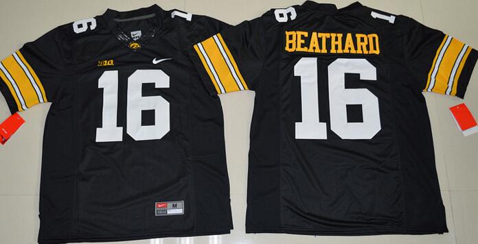 Iowa Hawkeyes 16 C.J Beathard black men NCAA college Football Jerseys