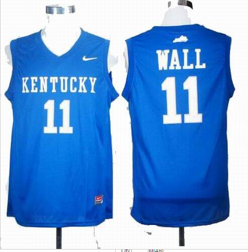 Kentucky Wildcats John Wall #11 Royal Blue College Basketball Jerseys