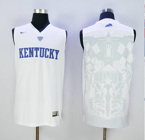 Kentucky Wildcats White Blank Jersey