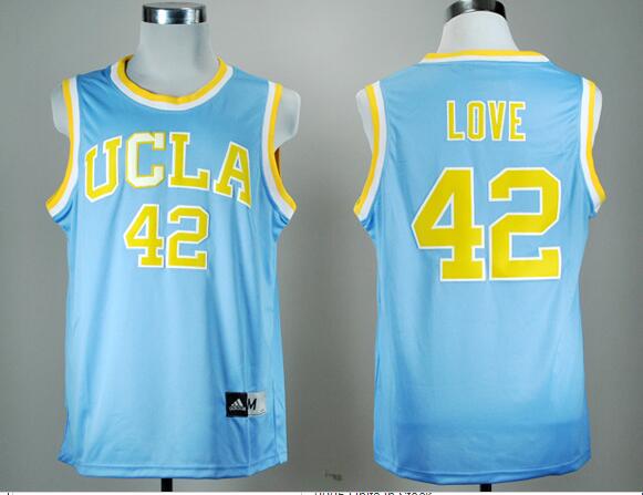 Kevin Love UCLA Bruins #42 Blue Stitched College Basketball Jerseys