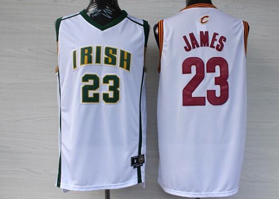 Lebron James #23 Irish High School Mixed Jersey