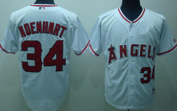 Los Angeles Angels 34 ADENHART white men baseball mlb Jerseys