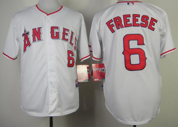 Los Angeles Angels 6 David Freese white men baseball mlb jersey