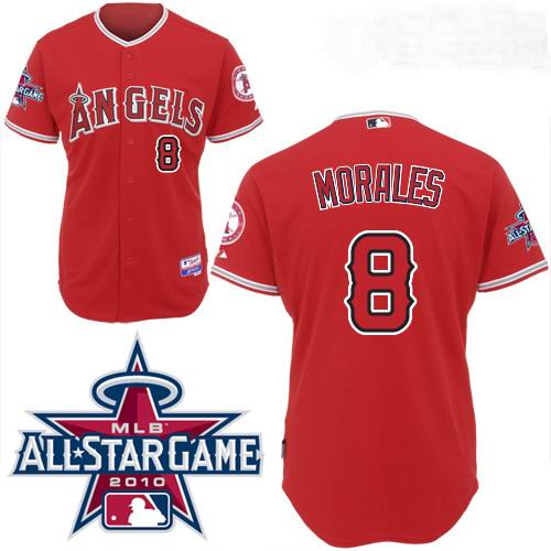 Los Angeles Angels 8 Morales red men baseball mlb Jerseys