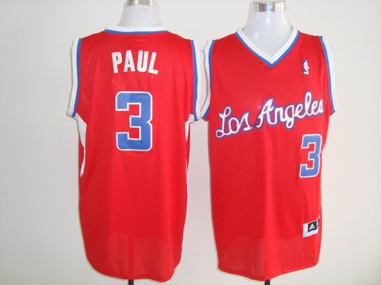 Los Angeles Clippers 3 Chris Paul Revolution red adidas men nba basketball jerseys