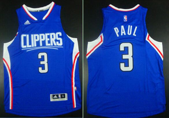 Los Angeles Clippers 3 Chris Paul blue  adidas men nba basketball jerseys