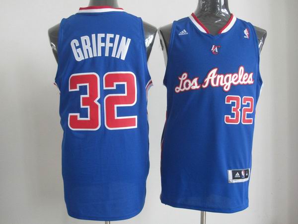 Los Angeles Clippers 32 Blake Griffin Blue adidas men nba basketball jerseys