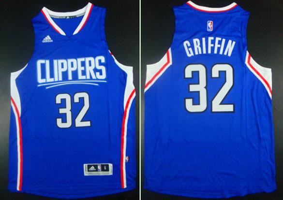 Los Angeles Clippers 32 Blake Griffin blue  adidas men nba basketball jerseys