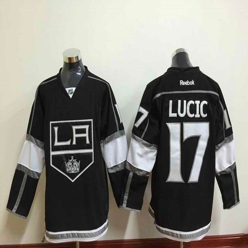 Los Angeles Kings 17 Milan Lucic black men nhl ice hockey  jerseys