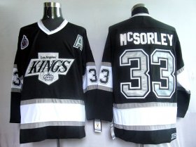 Los Angeles Kings 33 McSORLEY BLACK men nhl ice hockey  jerseys