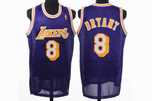Los Angeles Lakers 8 Bryant purple adidas men nba basketball jerseys