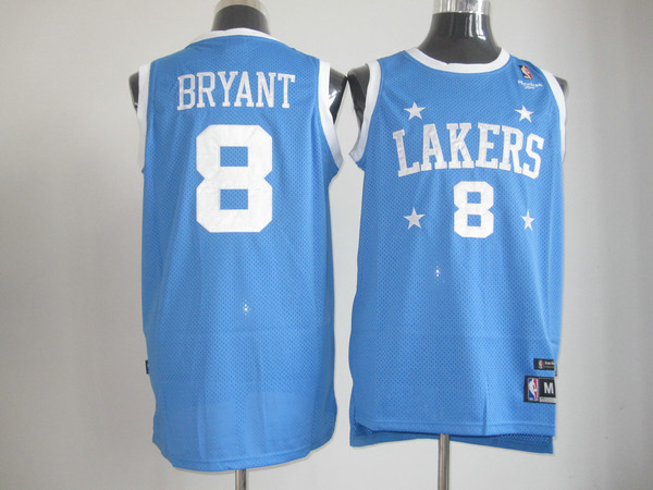 Los Angeles Lakers 8 Kobe Bryant Blue adidas men nba basketball jerseys