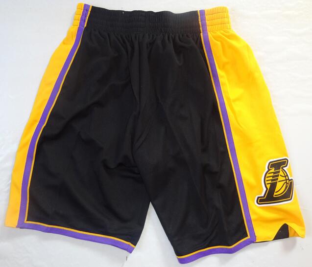 Los Angeles Lakers yellow black shorts