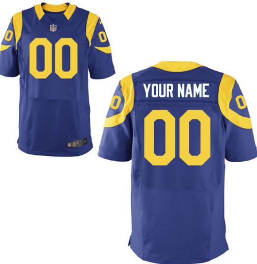 Los Angeles Rams Nike Royal Custom Alternate Elite for Men women youth kidsJersey