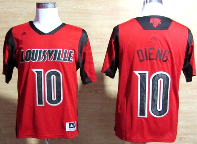 Louisville Cardinals 2013 March Madness Gorgui Dieng #10 Red Basketball Jerseys
