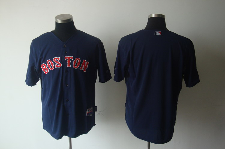 MLB Boston Red Sox blank blue men baseball mlb Jerseys