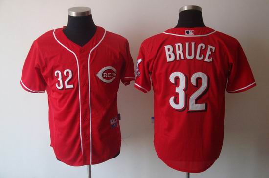 MLB Cincinnati Reds 32 BRUCE red men baseball mlb jerseys